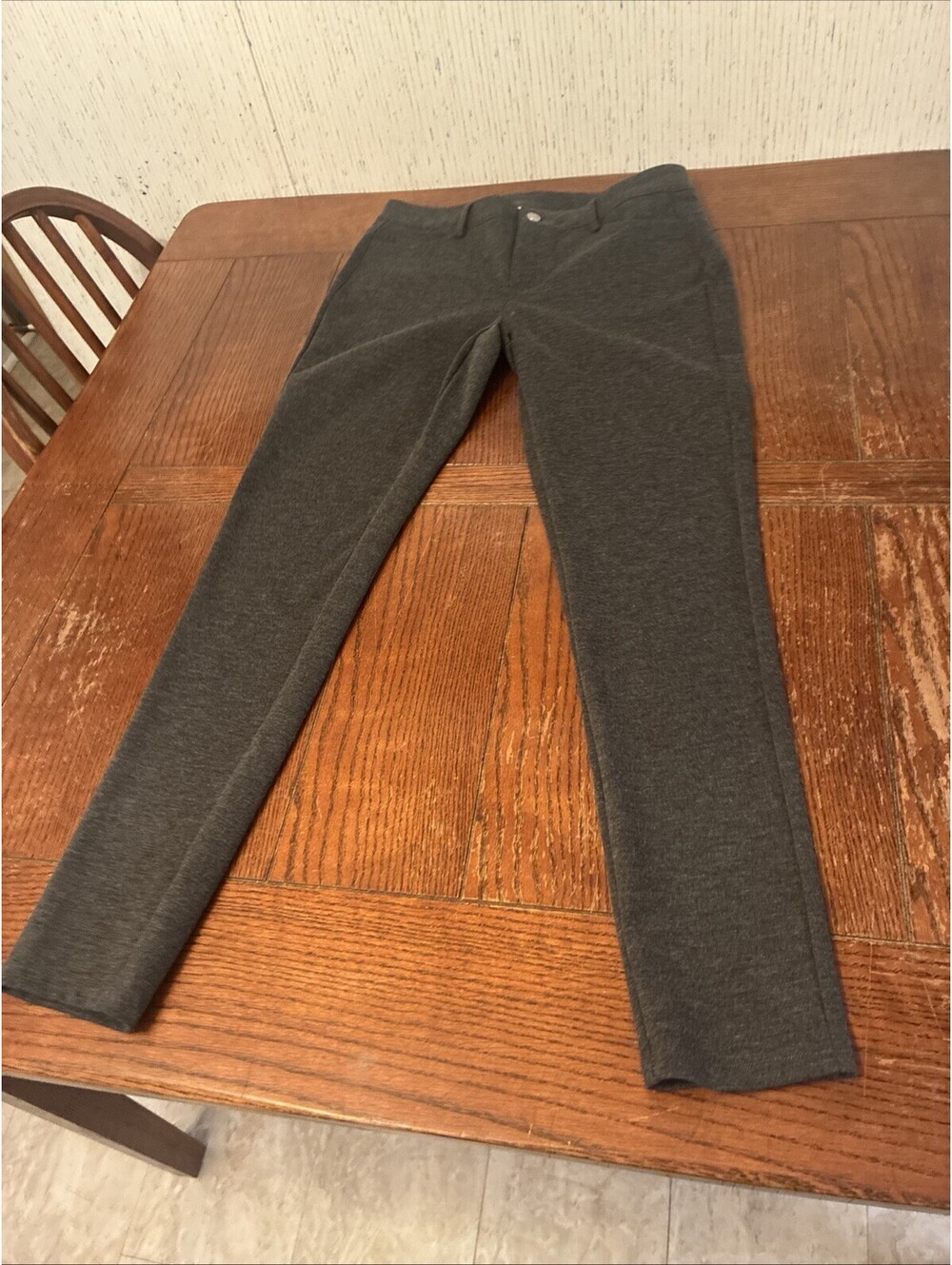 Michael Kors Stretch Ponte Pants Women’s 4 Charcoal Gray Straight Leg